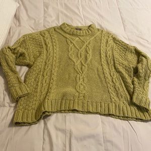 AERIE chunky and slouchy knit sweater